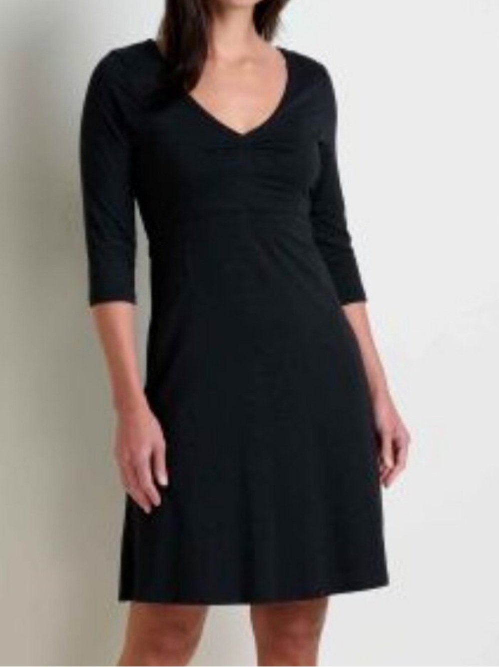 Toad & Co Rosalinda Dress Size S
Black Organic Cotton Casual
Modest Neutral